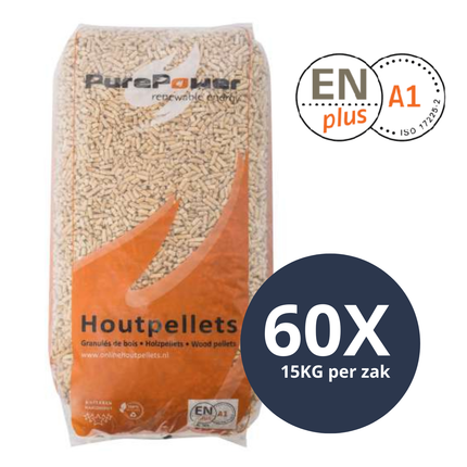 PURE POWER - Houtpellets - ENplus A1 - Per losse zak