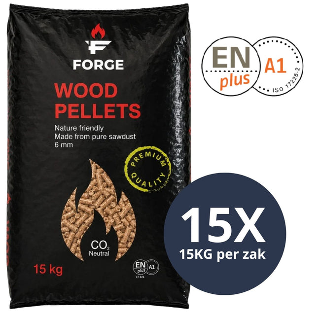 Forge Premium - Houtpellets - ENplus A1 - Per losse zak