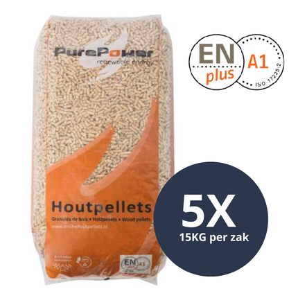PURE POWER - Houtpellets - ENplus A1 - Per losse zak