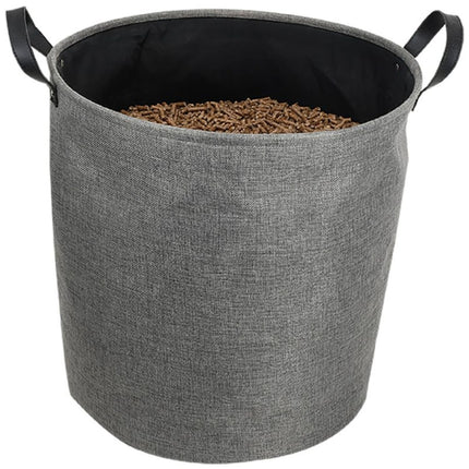Vilten pellet-opbergtas – 30 kg - Donker Grijs