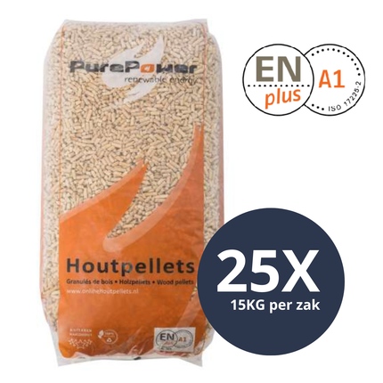 PURE POWER - Houtpellets - ENplus A1 - Per losse zak