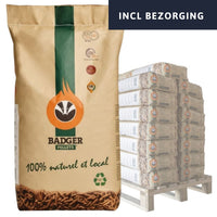 Badger Pellets (450 KG) - Enplus A1 - 100% Naaldhout - Incl bezorging