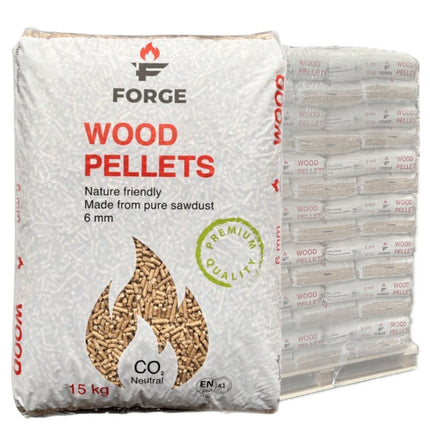 FORGE - Houtpellets - ENplus A1 - 100% Naaldhout - 66 zakken - 990 kg
