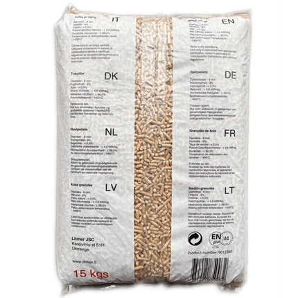 FORGE - Houtpellets - ENplus A1 - 100% Naaldhout - 66 zakken - 990 kg
