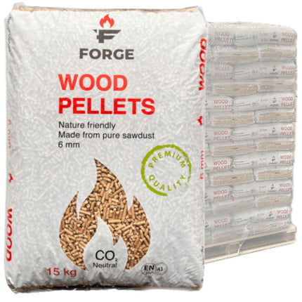 FORGE - Pellets - ENplus A1 - 100% Naaldhout - 66 zakken - 990 KG