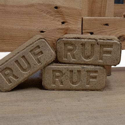 AFHALEN - RUF - Houtbriketten - 10KG per pak