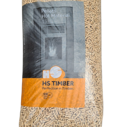 HS TIMBER - Houtpellets - 66 zakken - 990 kg - EN plus A1 en DINPLUS