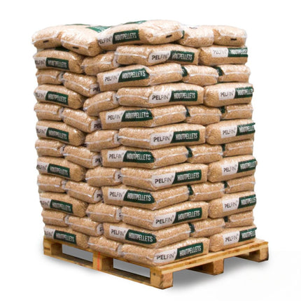PELFIN - Houtpellets - Enplus A1 - Premium Quality - 12.5 KG - 100% Naaldhout