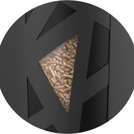 Houtpellets Pelletbox XL Met Deksel - 70 Liter - voor 45 KG Pellets- 66,4 Cm Hoog - Kunststof